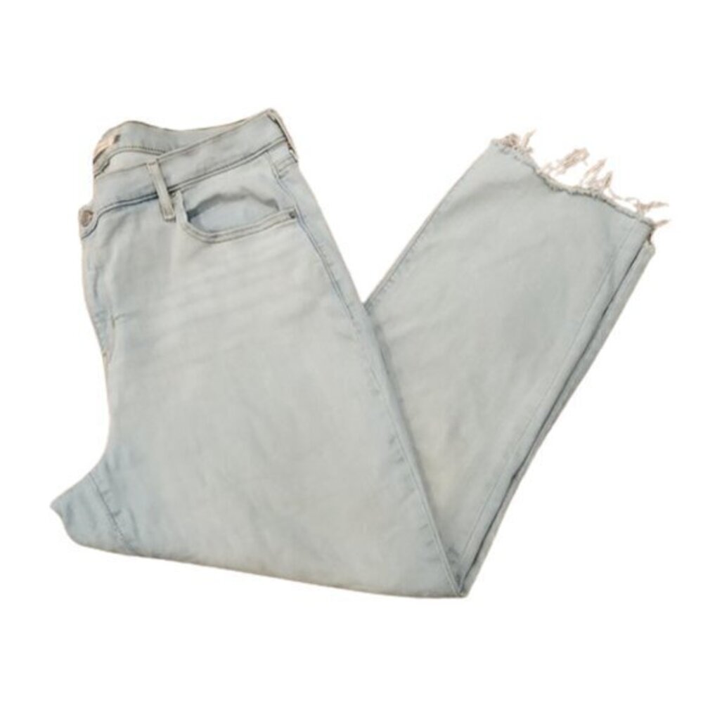 [Levi] 724 High Rise Straight Cut Off Jeans - Size18W